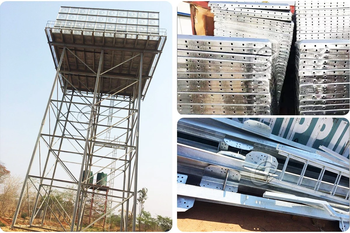 China steel Structure Water Tower Tank factory